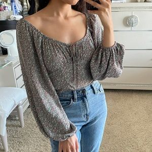 Floral Long Sleeve Blouse